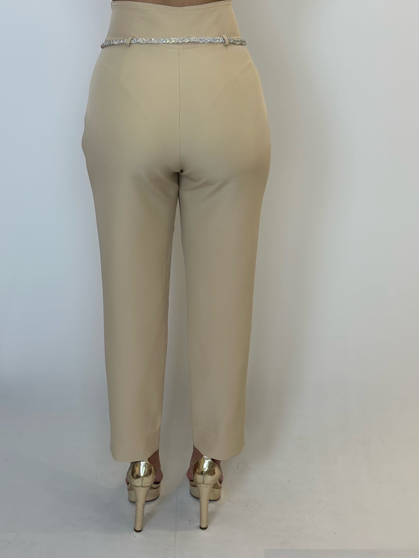 Mond Tailored Pants with Pocket and Drawstring Detail